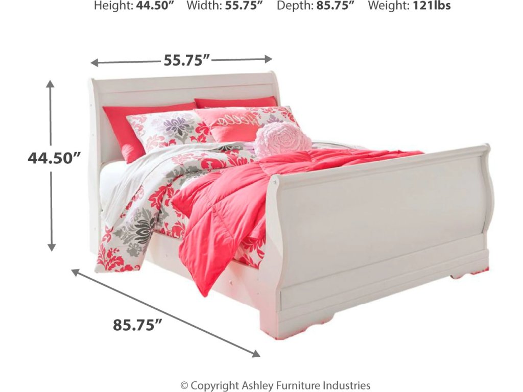 Anarasia Full Sleigh Bed - image 3