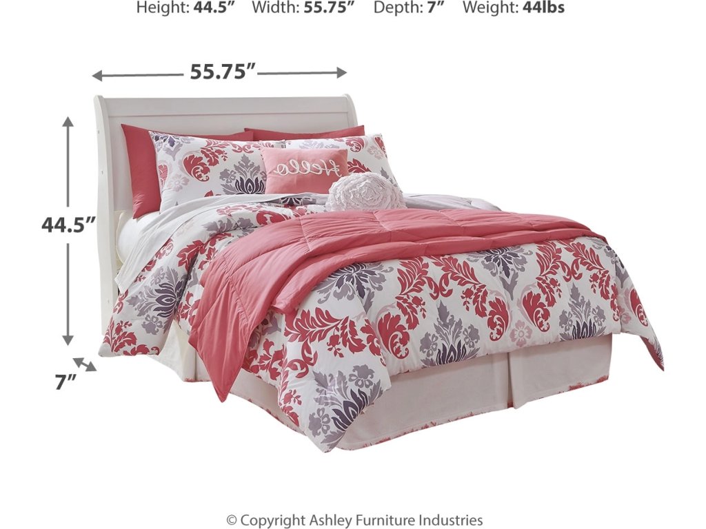 Anarasia Full Sleigh Headboard, Dresser and Mirror - image 4