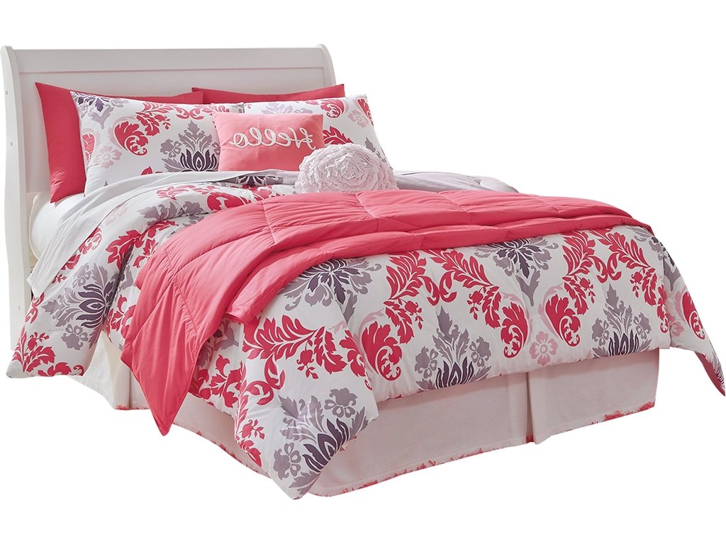 Anarasia Full Sleigh Headboard, Dresser and Mirror - image 1
