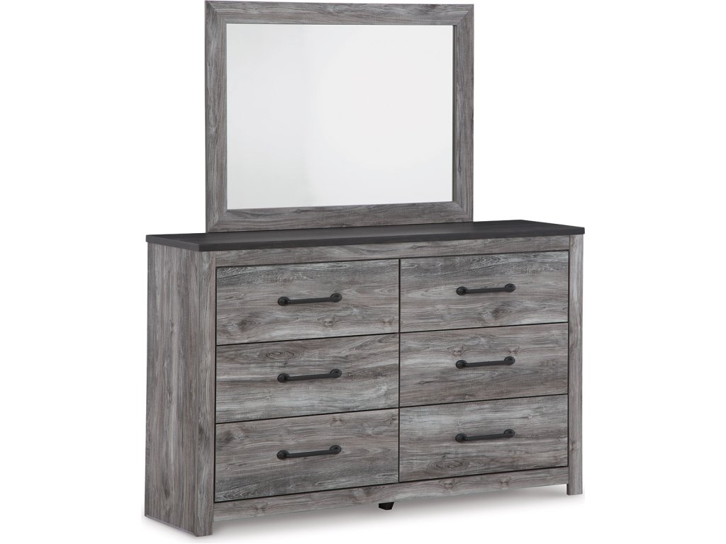 Bronyan King Panel Bed, Dresser and Mirror - image 1