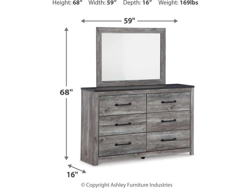 Bronyan King Panel Bed, Dresser and Mirror - image 6