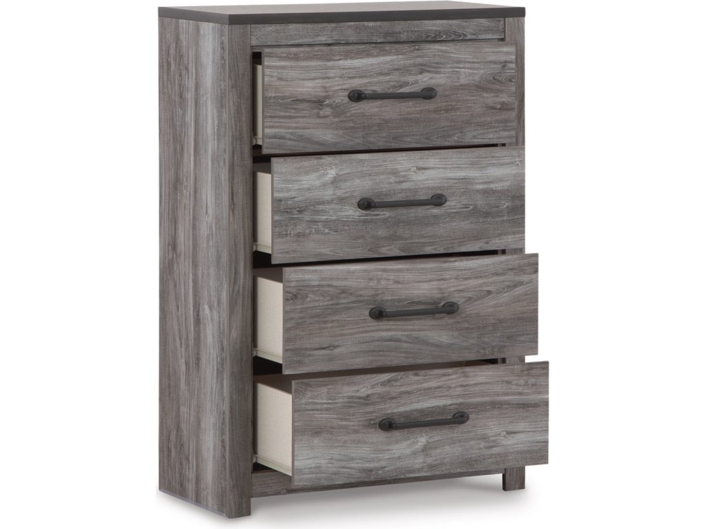 Bronyan King Panel Bed, Dresser, Mirror, Chest and 2 Nightstands - image 4