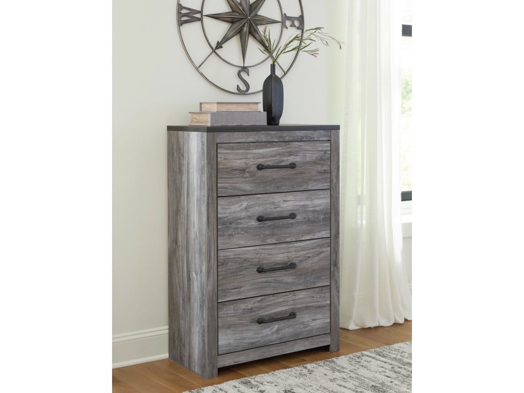 Bronyan King Panel Bed, Dresser, Mirror, Chest and 2 Nightstands - image 14