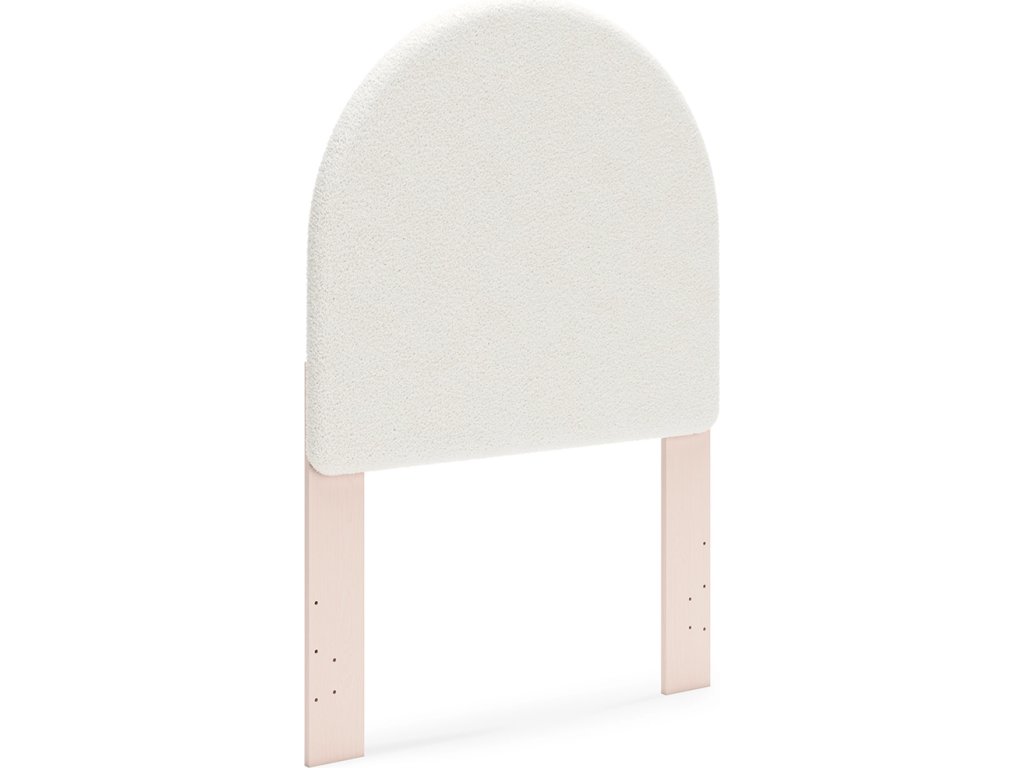 Wistenpine Twin Upholstered Panel Headboard, Dresser and Mirror - image 8