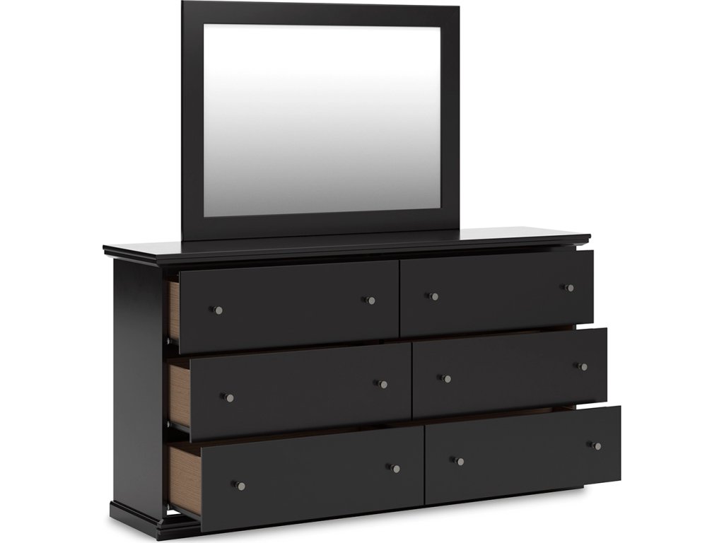 Maribel Queen Panel Bed with Dresser, Mirror and Nightstand - image 3
