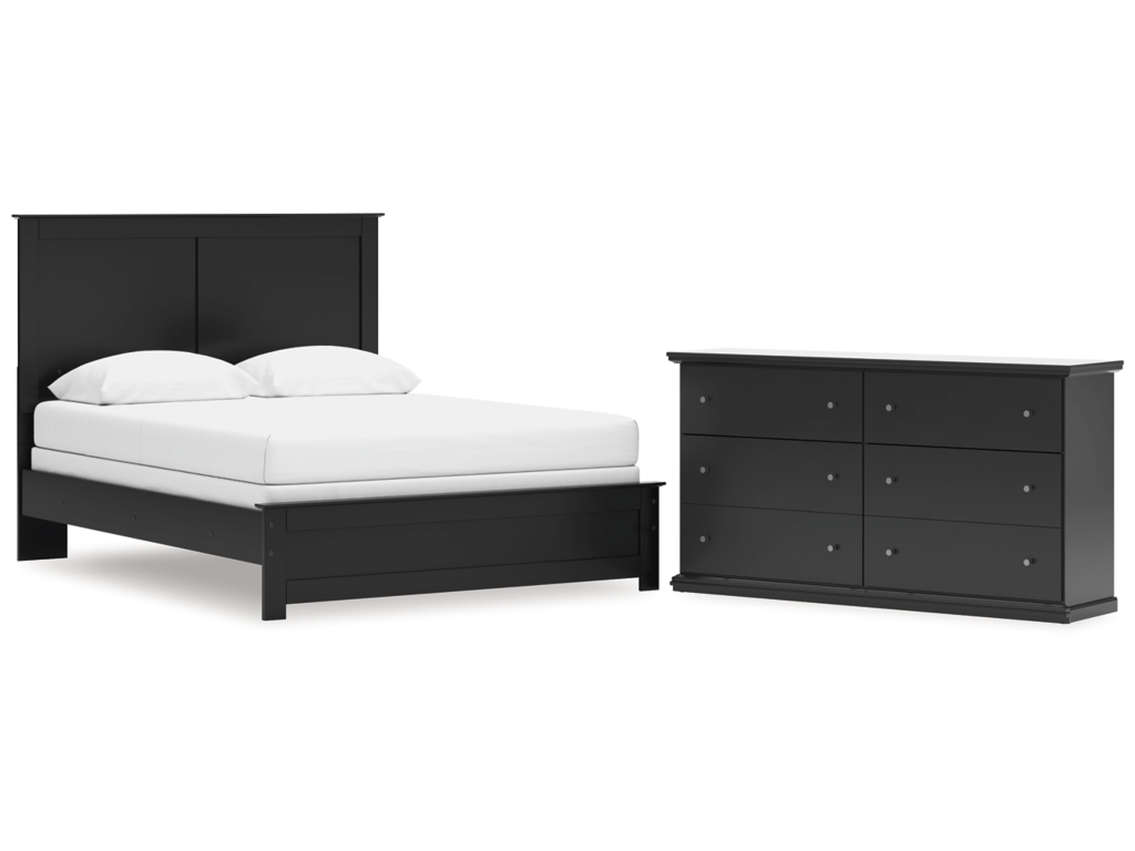 Maribel Queen Panel Bed and Dresser - main image