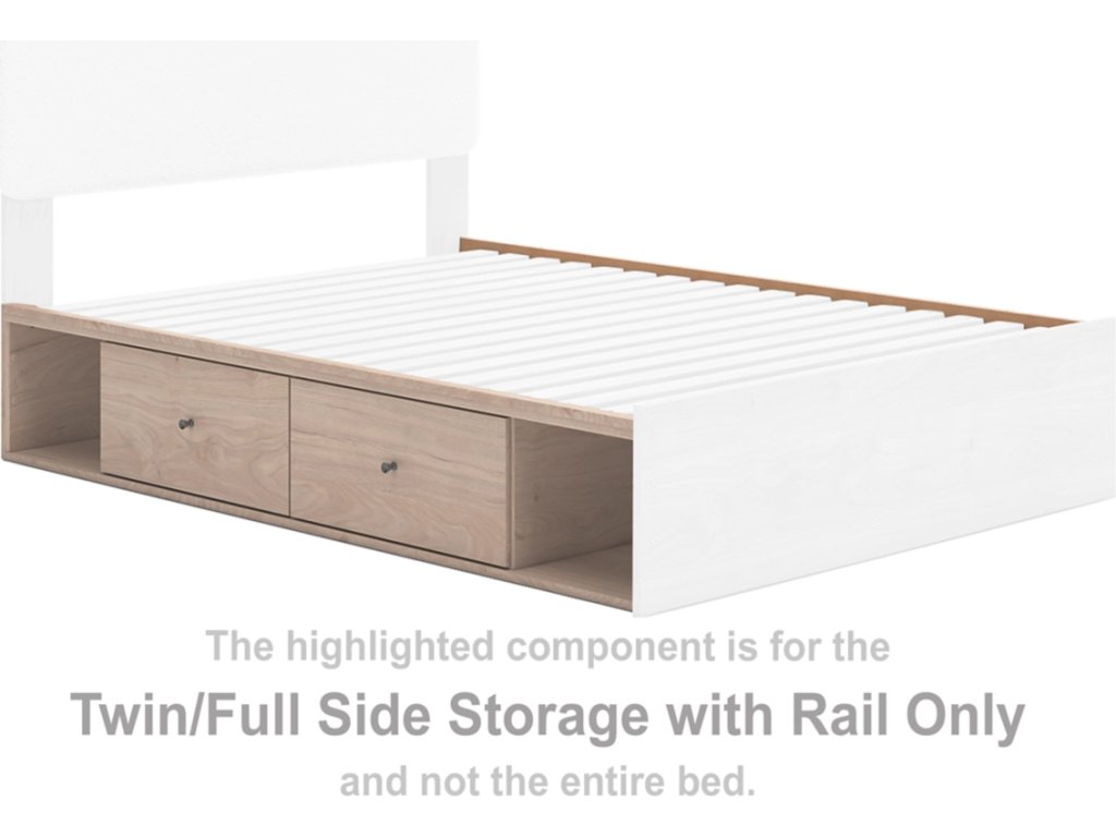 Arloster Twin/Full Side Storage with Rail - main image