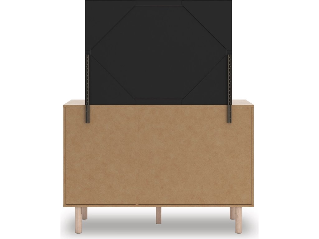 Arloster Twin Upholstered Panel Bed, Dresser and Mirror - image 5