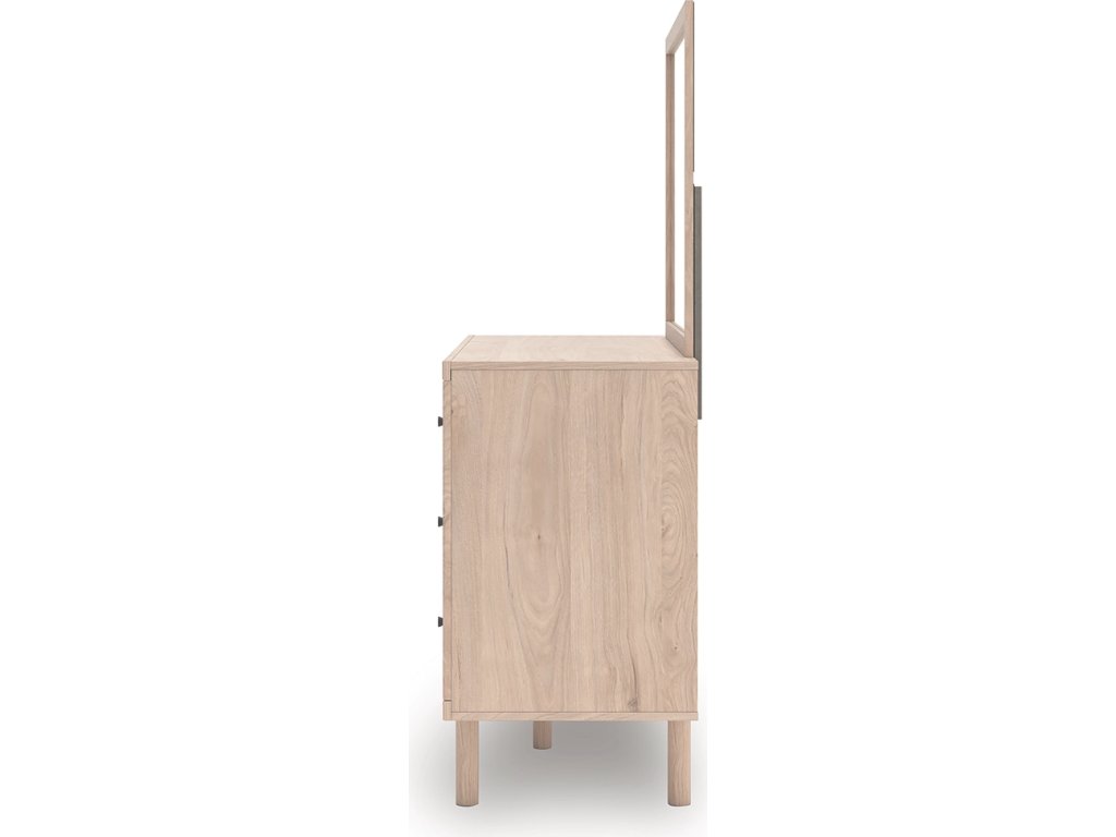Arloster Twin Upholstered Panel Bed, Dresser and Mirror - image 6