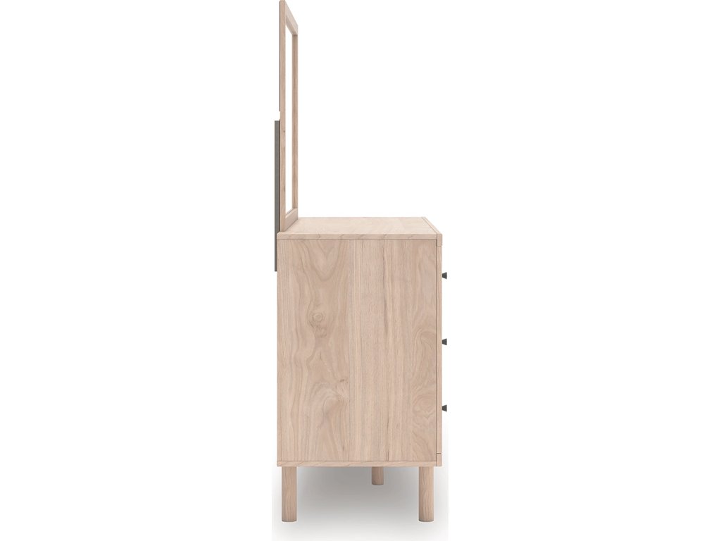 Arloster Twin Upholstered Panel Bed, Dresser and Mirror - image 4