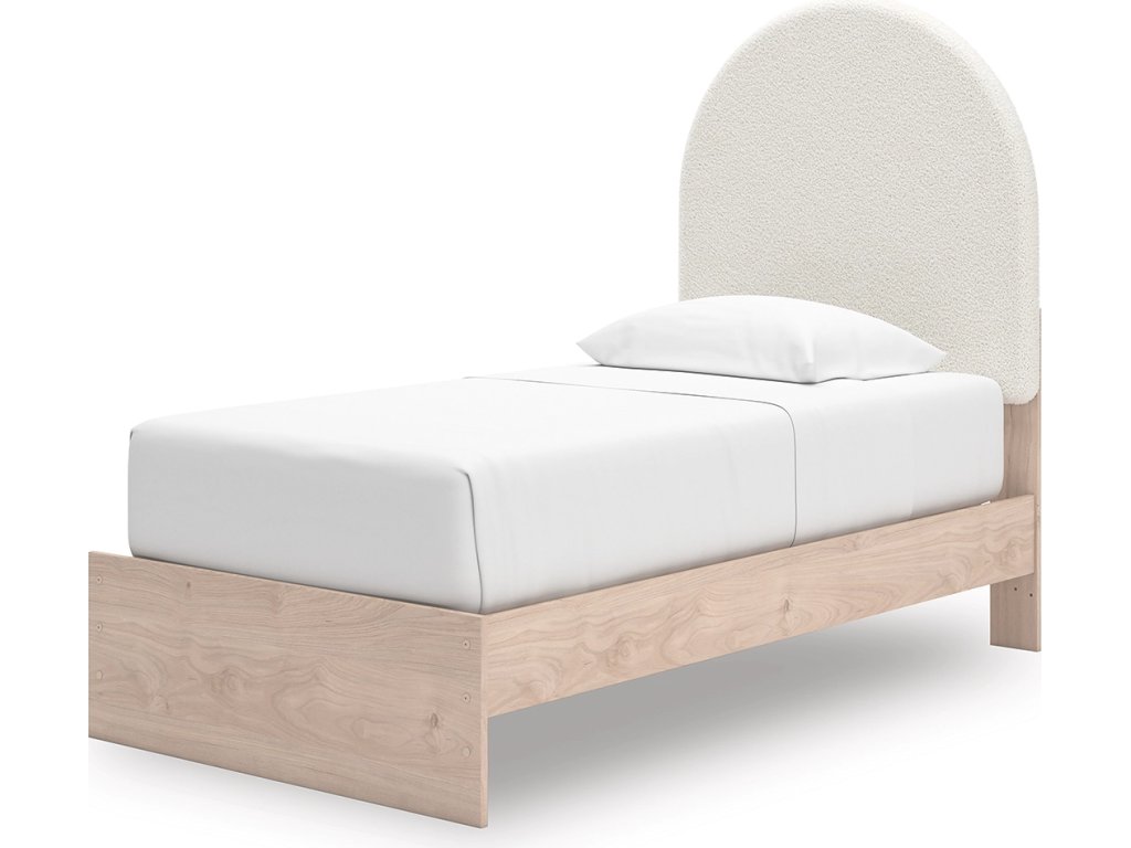 Arloster Twin Upholstered Panel Bed with Storage - image 2