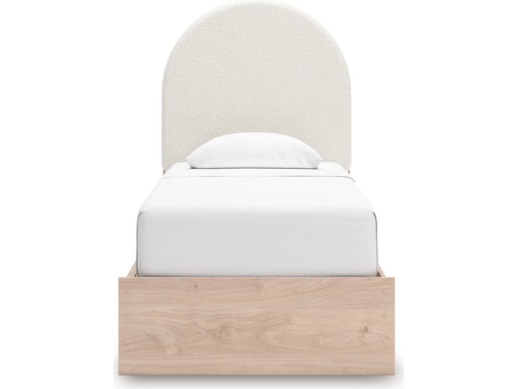 Arloster Twin Upholstered Panel Bed with Storage - image 5