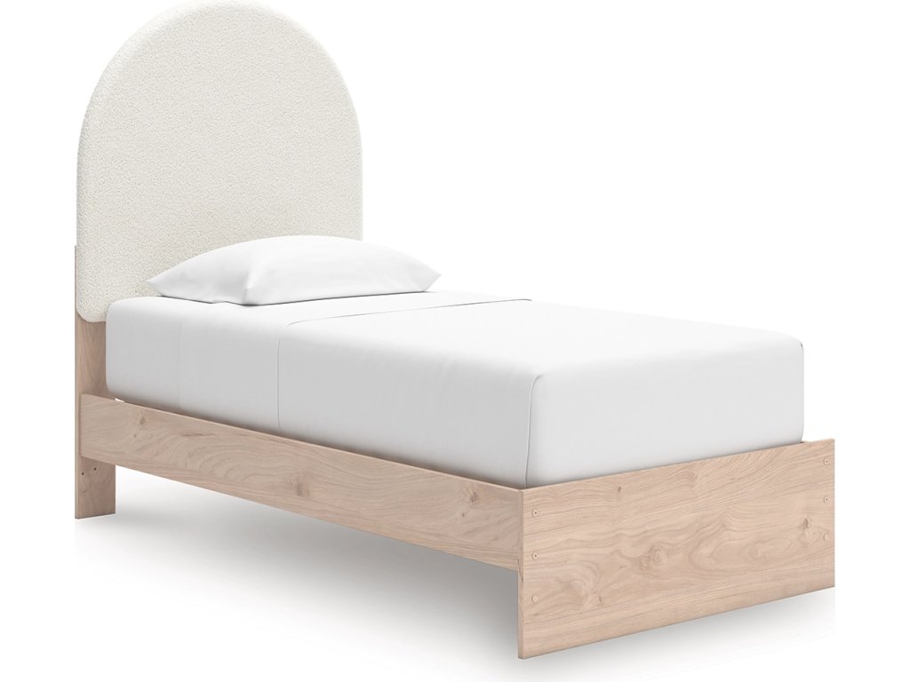Arloster Twin Upholstered Panel Bed, Dresser and Mirror - image 9