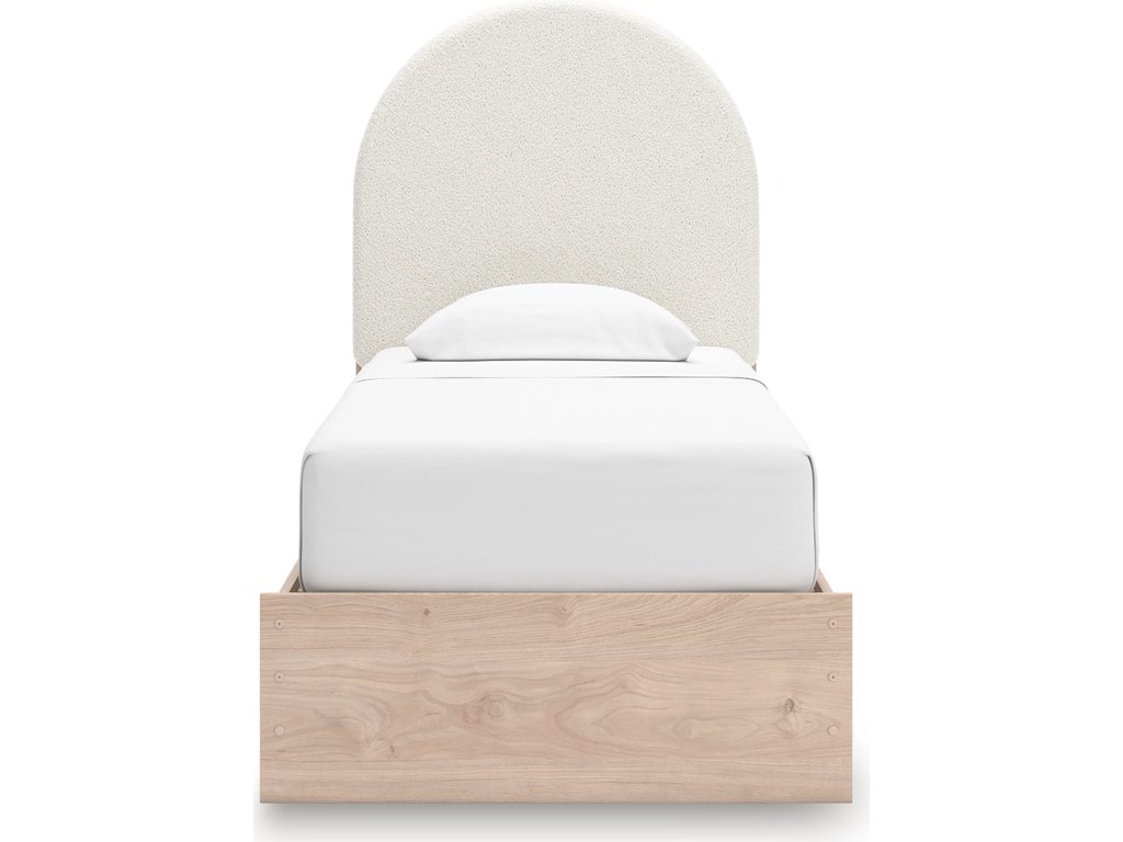Arloster Twin Upholstered Panel Bed, Dresser and Mirror - image 8