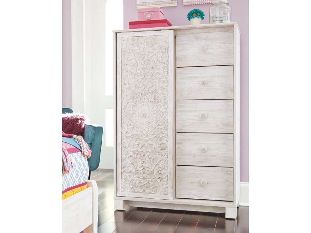 Paxberry Full Panel Bed, Chest and Nightstand - image 23