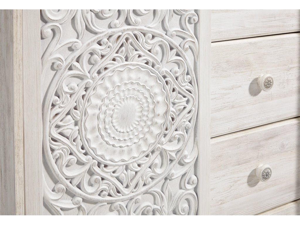 Paxberry Full Panel Bed, Chest and Nightstand - image 4