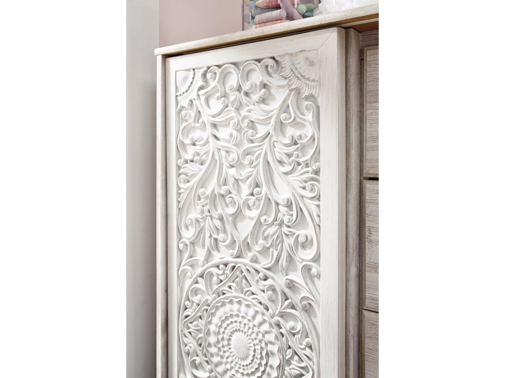 Paxberry King Panel Bed, Chest and Nightstand - image 16