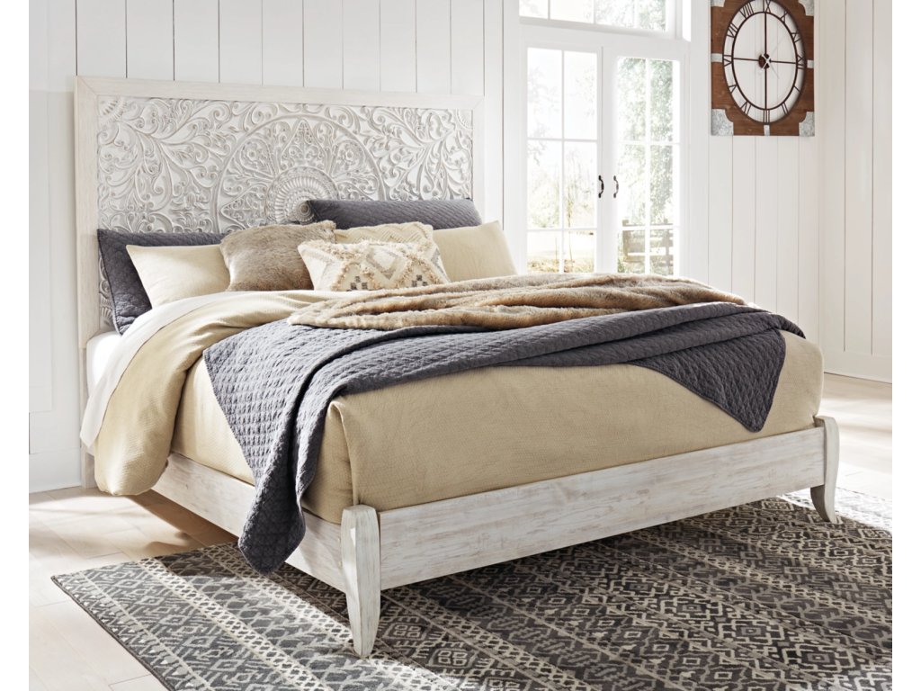 Paxberry King Panel Bed, Chest and Nightstand - image 18