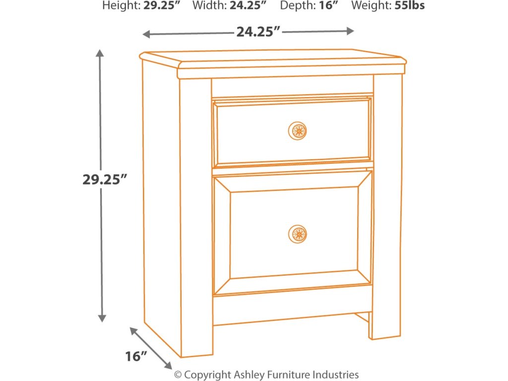 Paxberry Twin Panel Bed, Chest and Nightstand - image 17