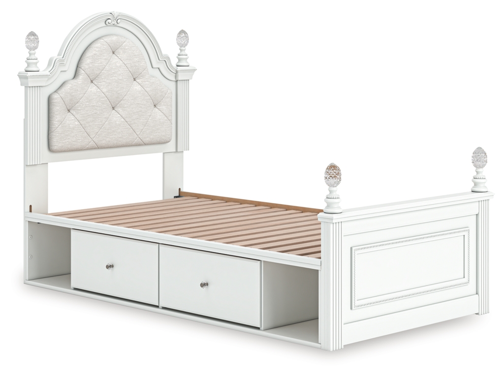 Kozlani Twin Upholstered Panel Storage Bed - image 3
