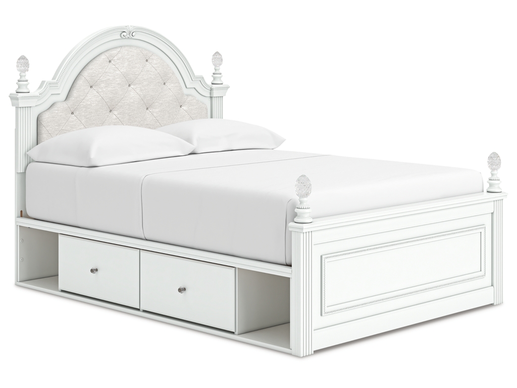 Kozlani Full Upholstered Panel Storage Bed - main image