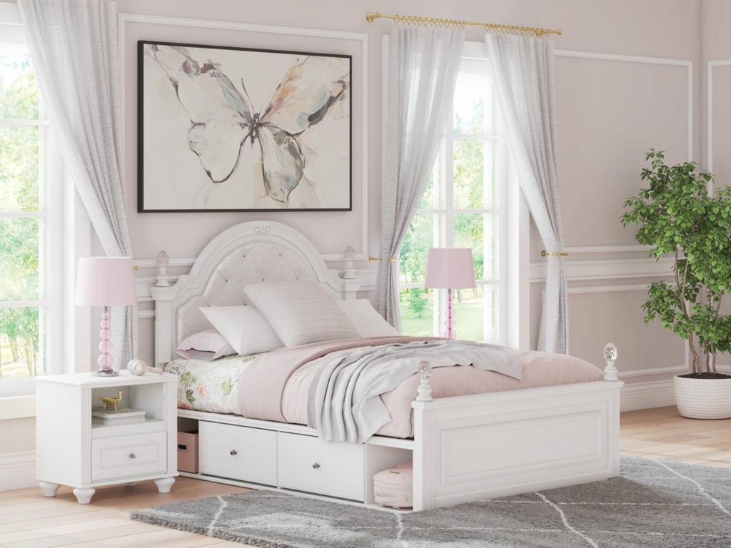Kozlani Full Upholstered Panel Storage Bed - image 1
