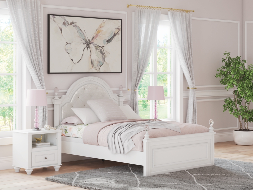 Kozlani Full Upholstered Panel Bed - image 1