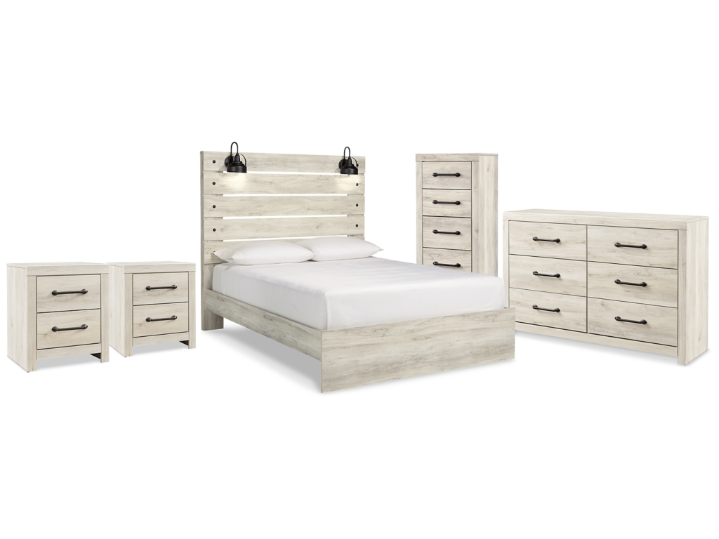Cambeck Queen Panel Storage Bed, Dresser, Chest and 2 Nightstands - main image
