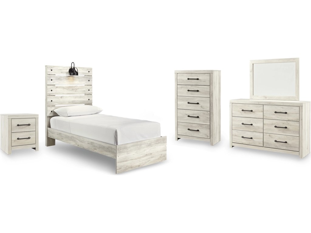 Cambeck Twin Panel Bed, Dresser, Mirror, Chest, and Nightstand - image 1
