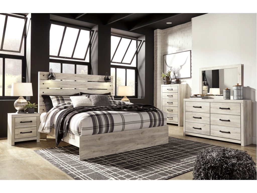 Cambeck King Panel Bed, Dresser, Mirror, Chest and 2 Nightstands - main image