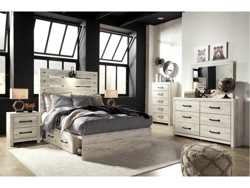 Cambeck Full Panel Storage Bed with Dresser and Nightstand - image 16