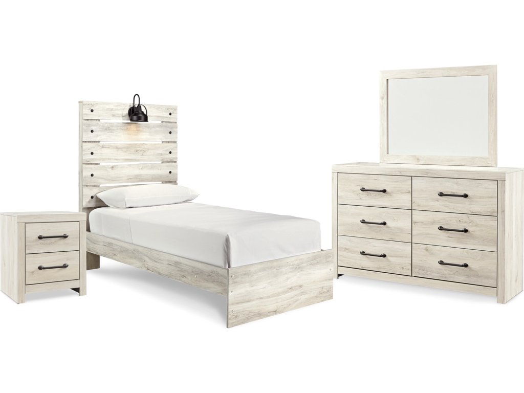 Cambeck Twin Panel Bed, Dresser, Mirror and Nightstand - main image
