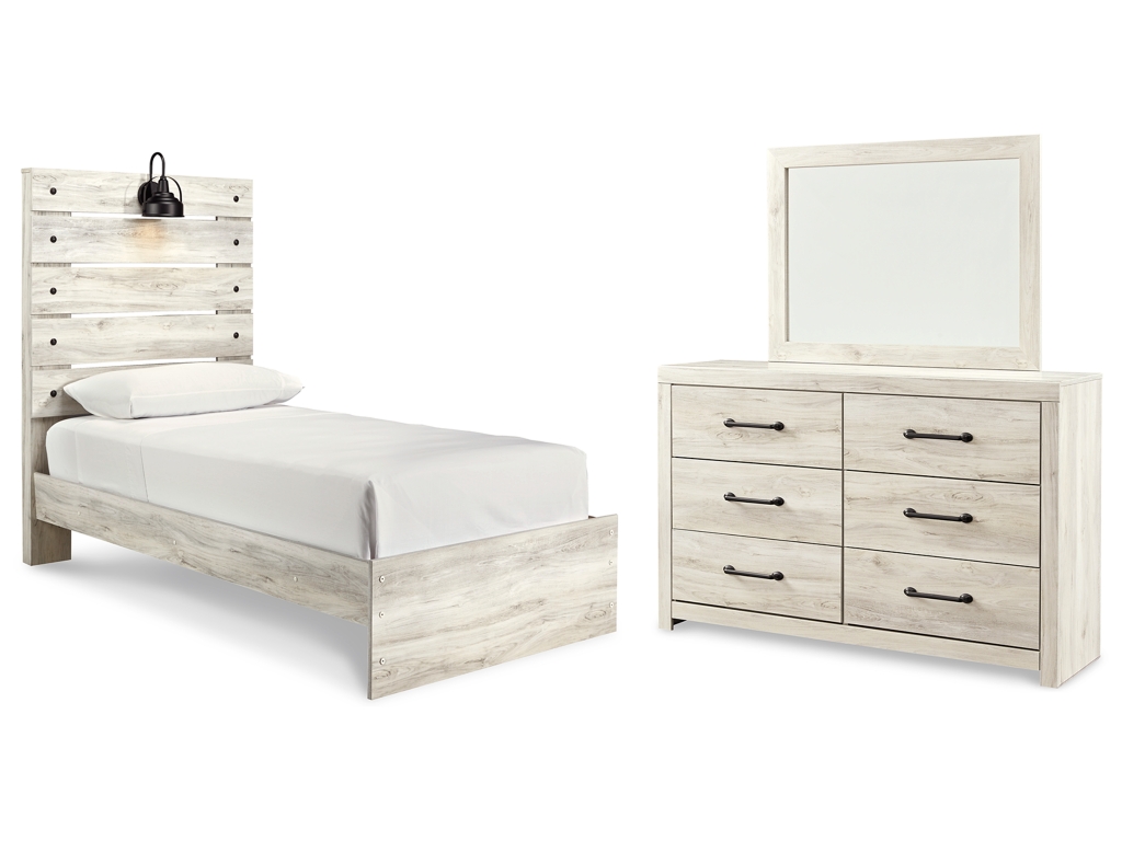 Cambeck Twin Panel Bed, Dresser and Mirror - main image