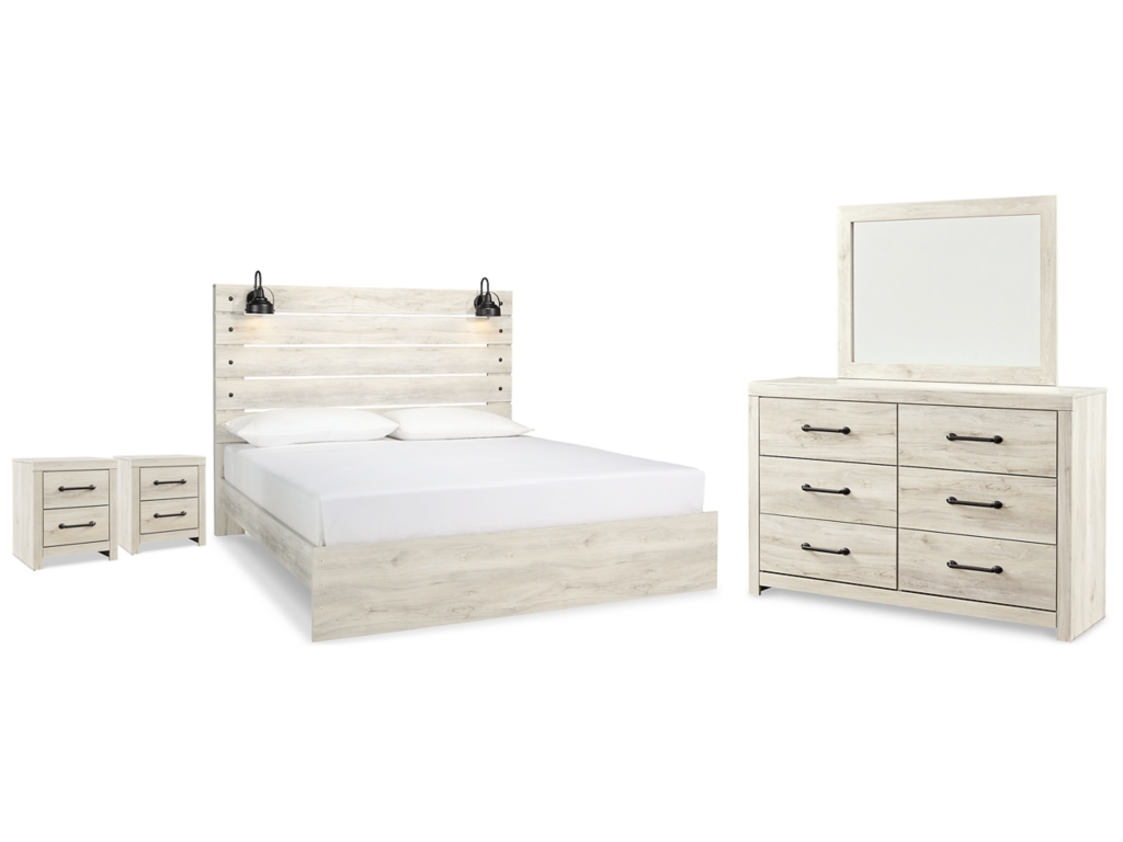 Cambeck King Panel Bed, Dresser, Mirror and 2 Nightstands - main image