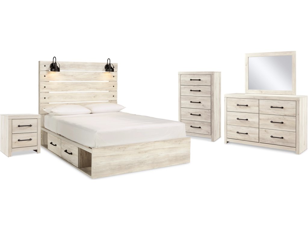 Cambeck Queen Panel Storage Bed, Dresser, Mirror, Chest and Nightstand - main image
