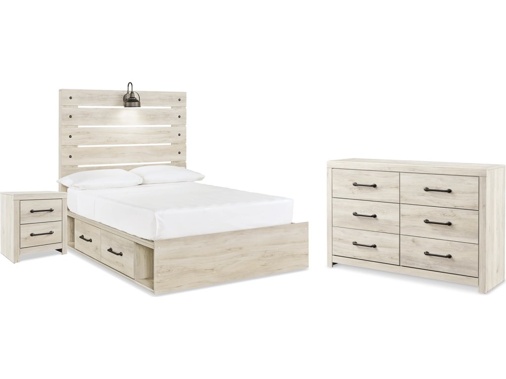 Cambeck Full Panel Storage Bed with Dresser and Nightstand - main image
