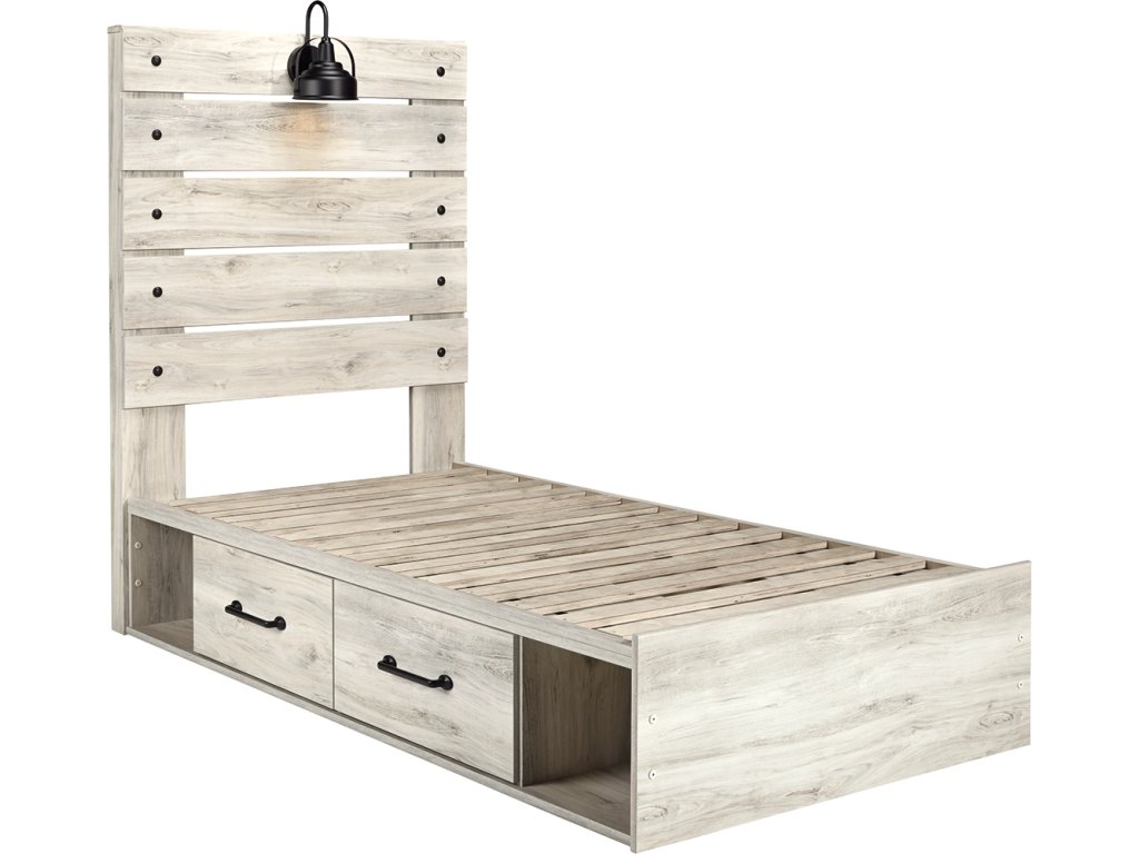Cambeck Twin Panel Bed with Storage, Dresser, Mirror, Chest and 2 Nightstands - image 13