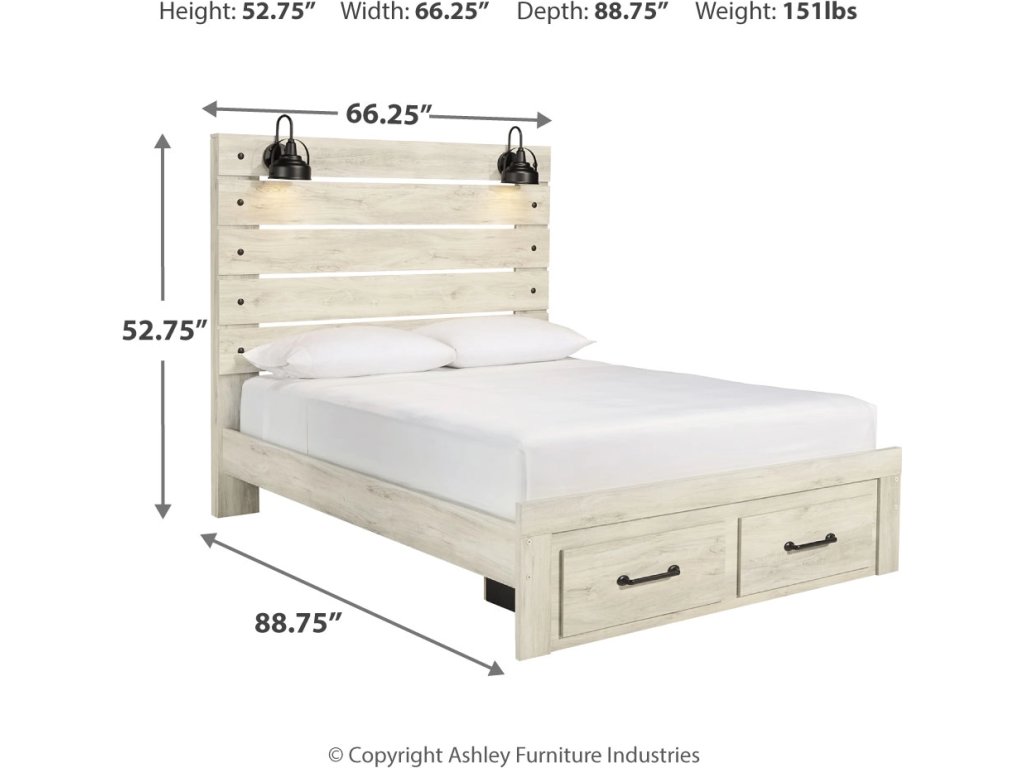 Cambeck Queen Panel Storage Bed, Dresser and 2 Nightstands - image 16