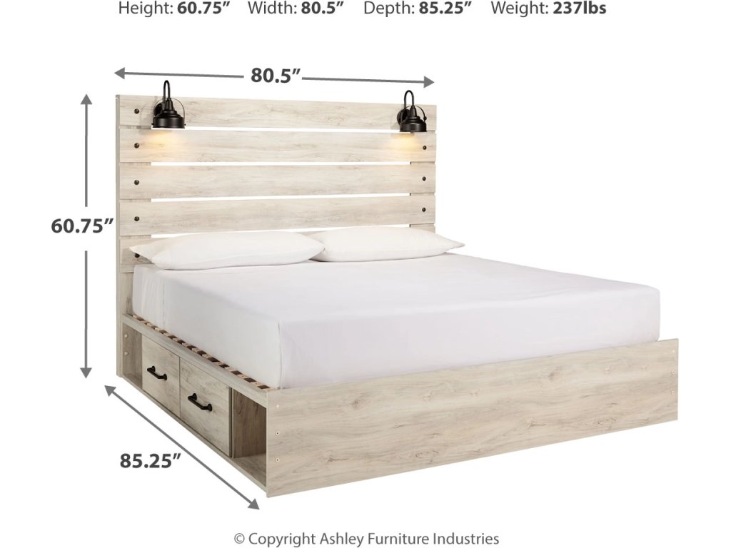 Cambeck King Storage Bed, Dresser, Chest and 2 Nightstands - image 22