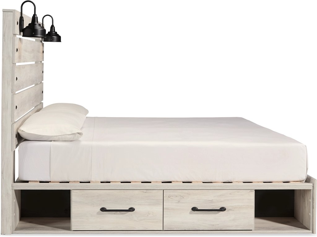 Cambeck King Panel Bed with Storage, Chest and 2 Nightstands - image 9