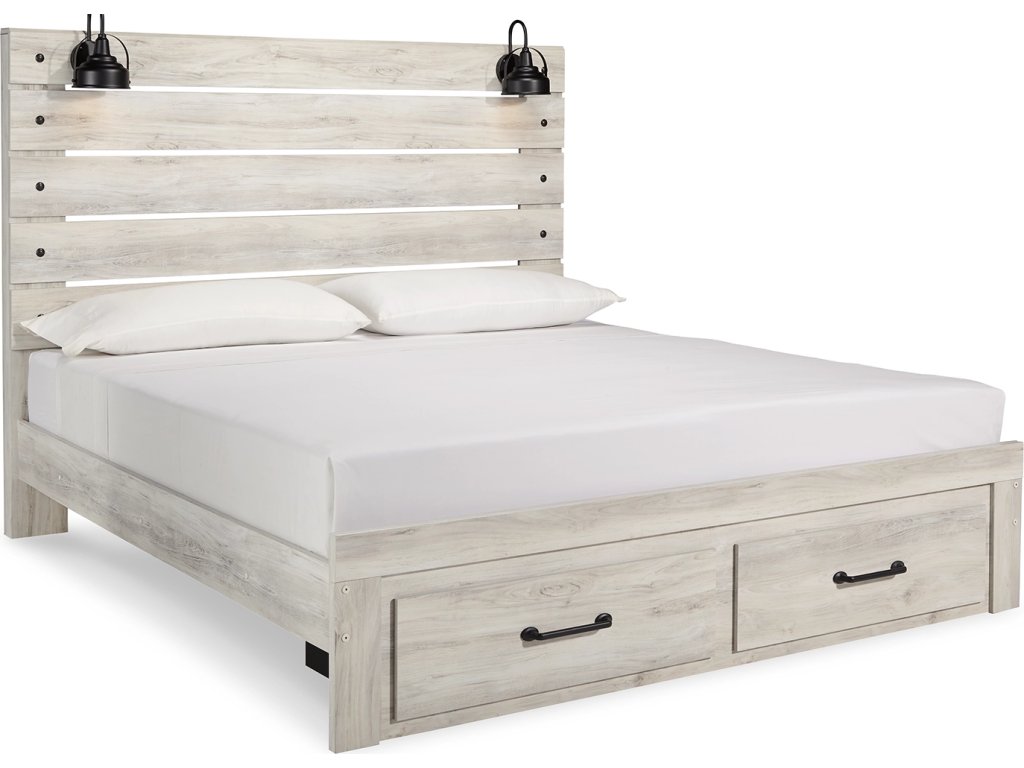 Cambeck King Panel Storage Bed, Dresser, Mirror and Nightstand - image 5