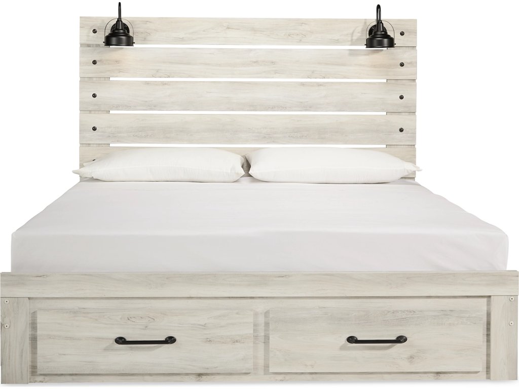 Cambeck King Panel Storage Bed, Dresser, Mirror and Nightstand - image 4