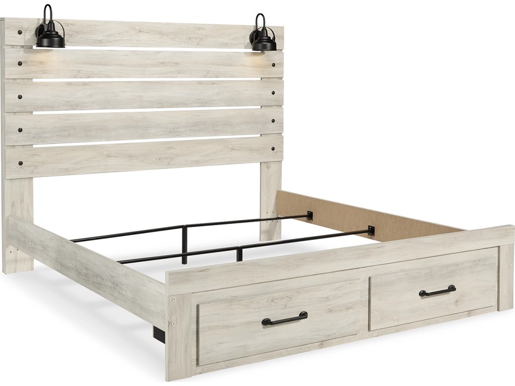 Cambeck King Panel Storage Bed, Dresser, Mirror and Nightstand - image 6