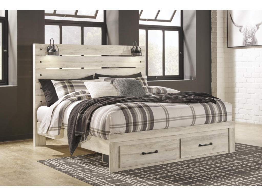 Cambeck King Panel Storage Bed, Dresser, Mirror and Nightstand - image 16