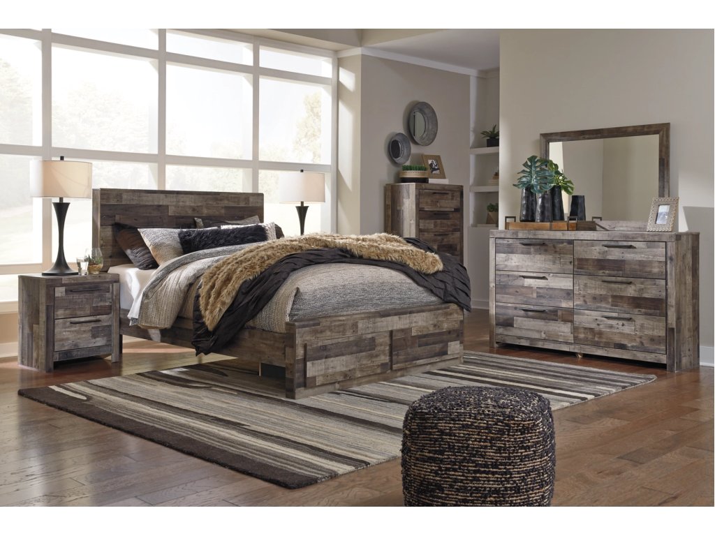 Derekson Queen Panel Bed with 2 Storage Drawers - image 5