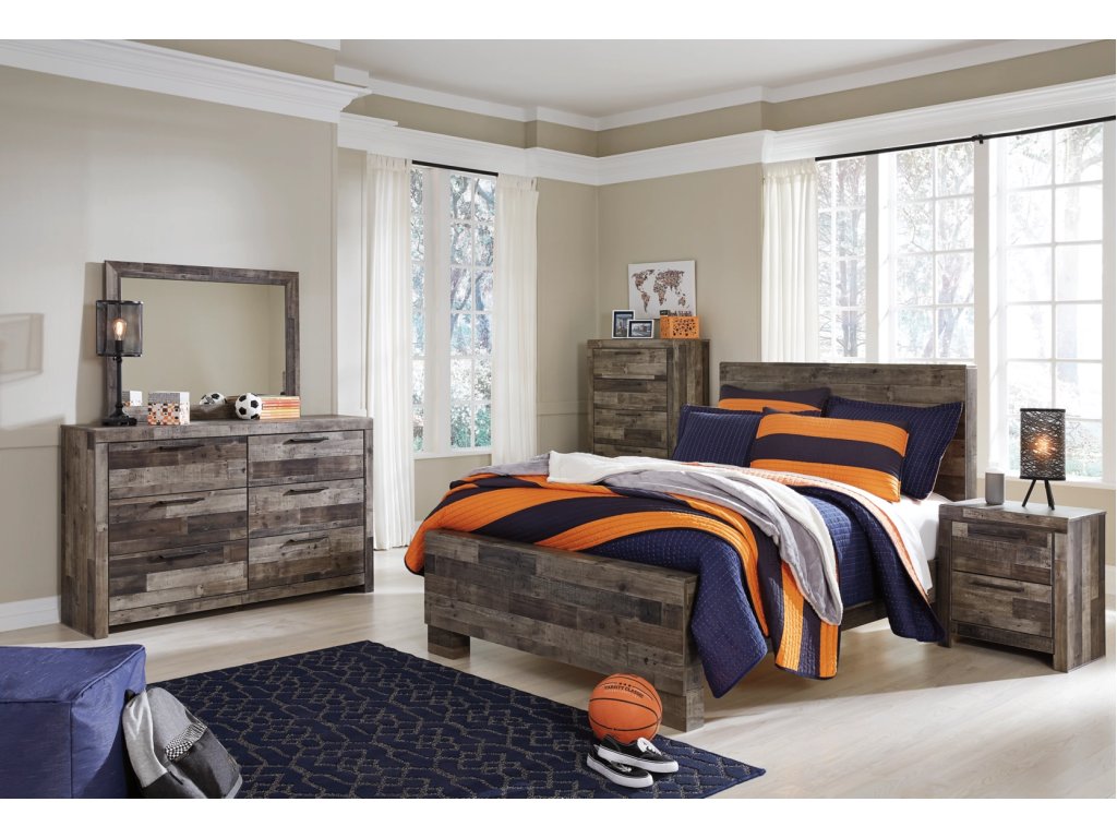 Derekson Full Panel Bed - image 3