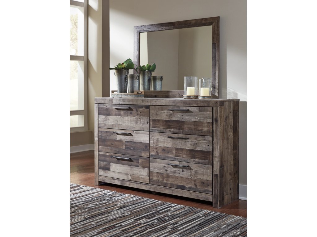 Derekson Full Panel Bed, Dresser and Mirror - image 5