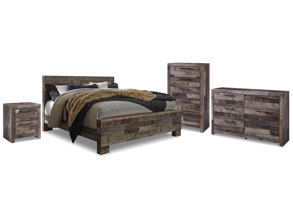 Derekson Queen Panel Storage Bed, Dresser, Chest and Nightstand - main image