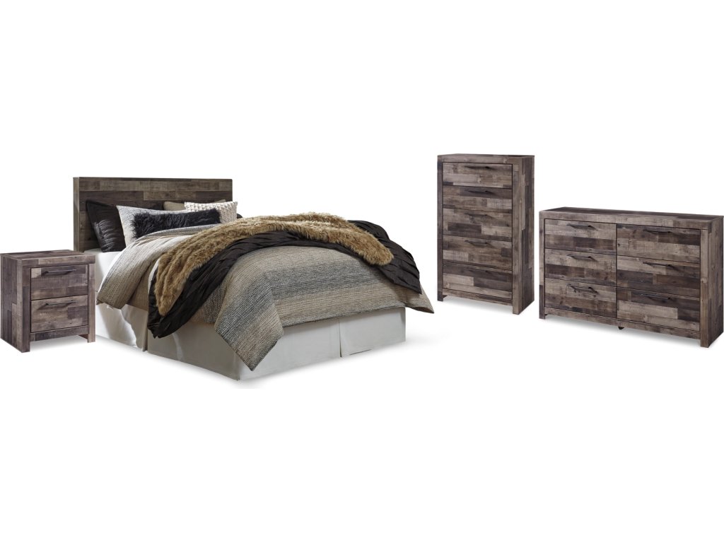 Derekson Queen Panel Headboard, Dresser, Chest and Nightstand - main image
