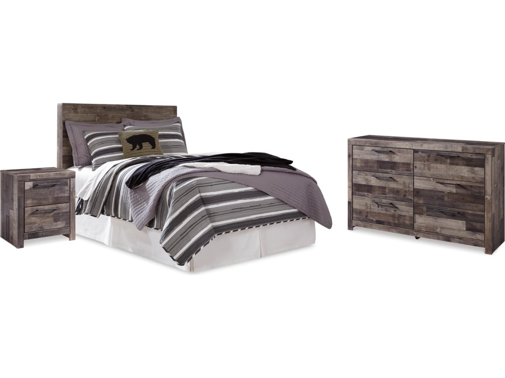 Derekson Full Panel Headboard, Dresser and Nightstand - main image